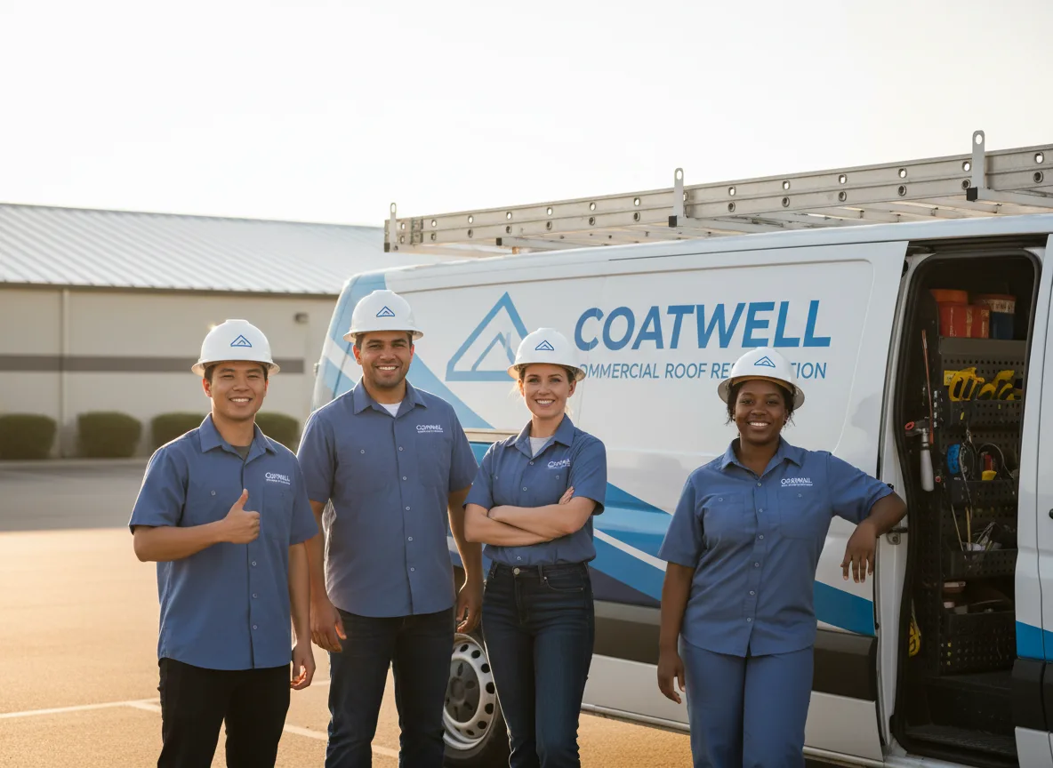 Commercial roof coating company in Ingalls, KS